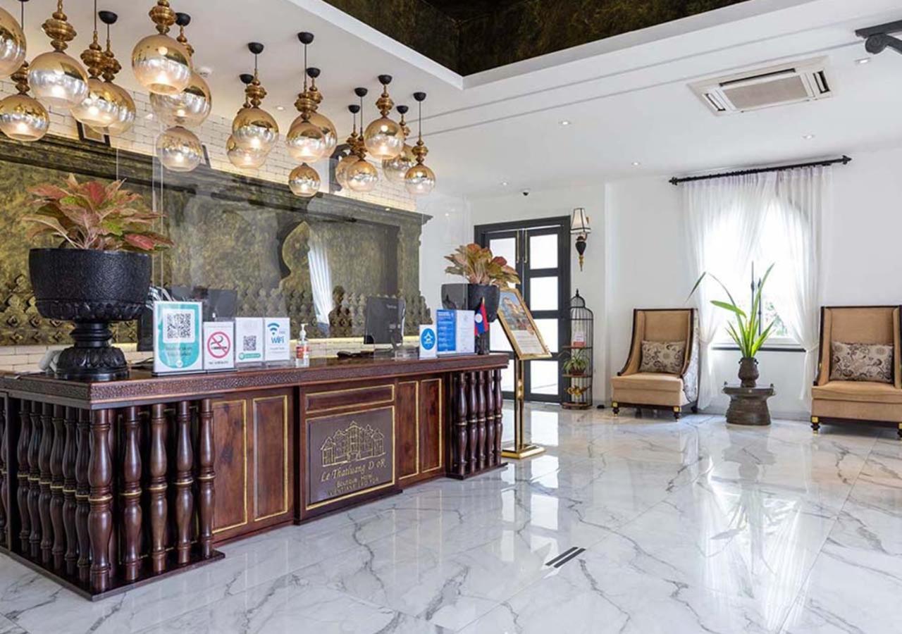 Le Thatluang D'Or Boutique Hotel Vientiane Exterior foto